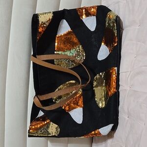 Mud pie Candy Corn Sparkle bag